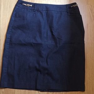 Size 10 black denim skirt